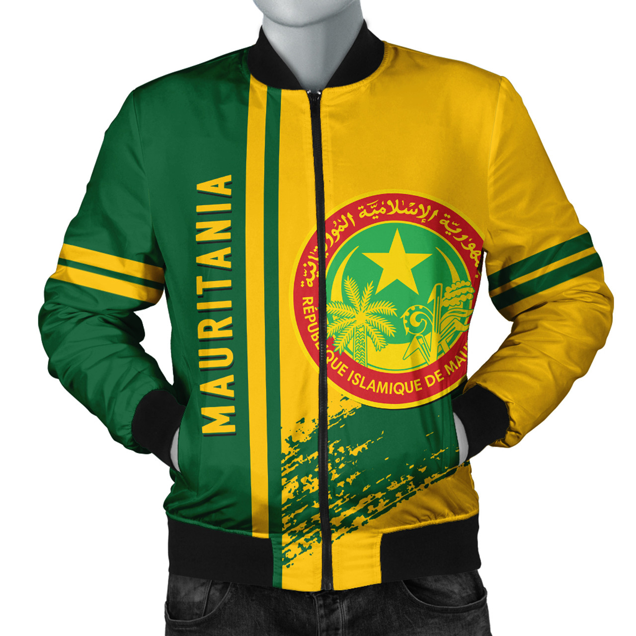 Mauritania Bomber Jackets Quater Style