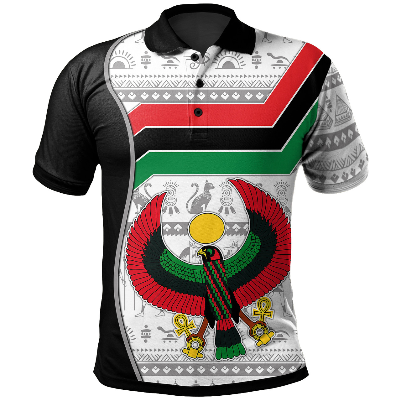 Egyptian Polo Shirt - Africa Egyptian Patterns Polo Shirt