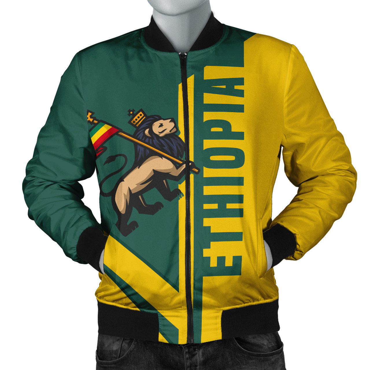 Ethiopia Bomber Jacket Casual Style