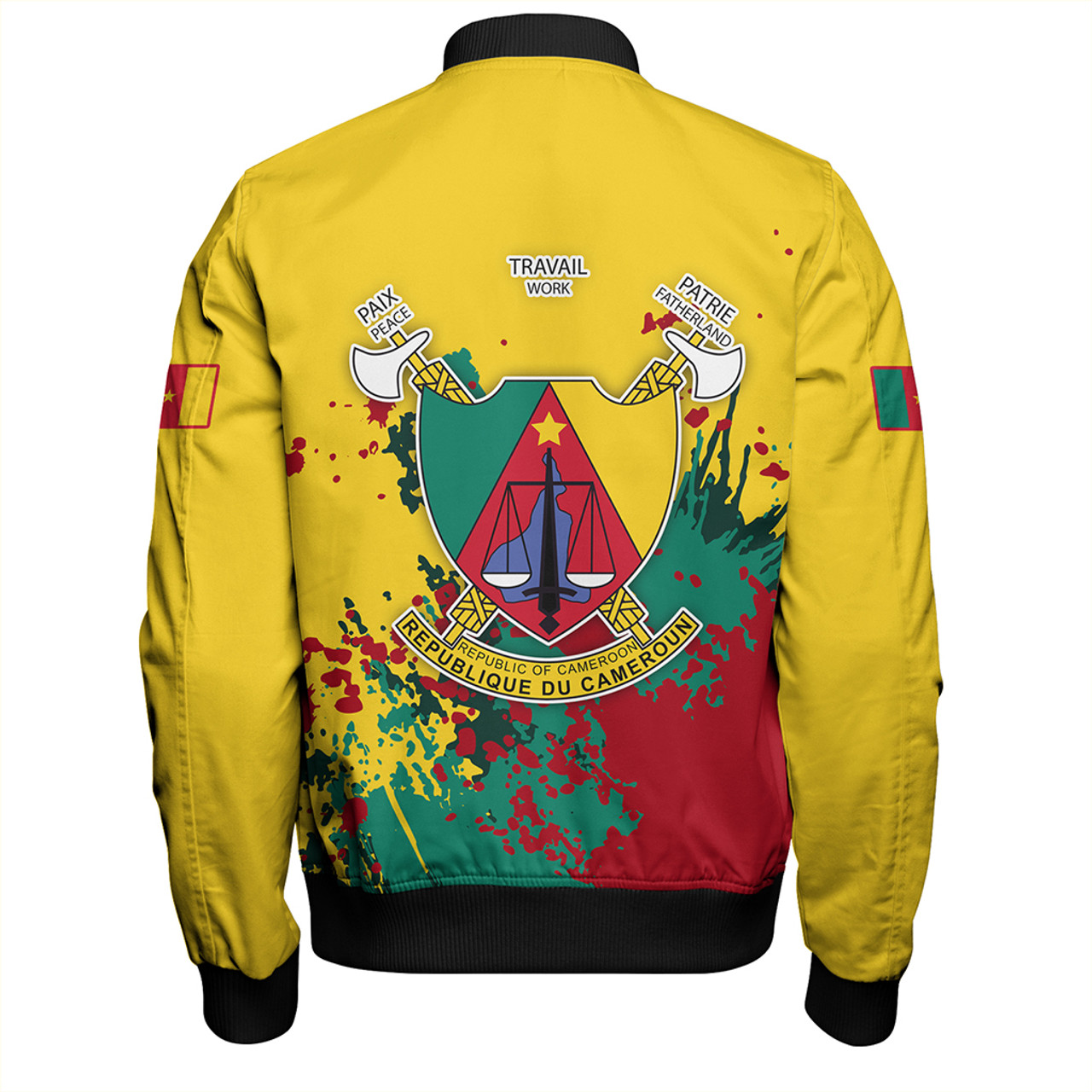 Cameroon Zipper Bomber Jacket Spanit Style