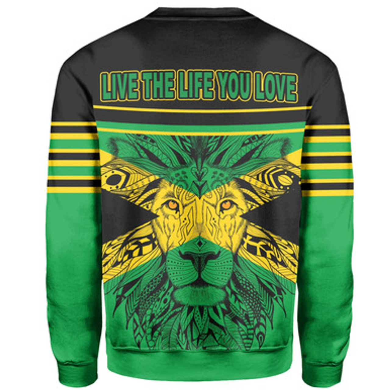 Jamaica Sweatshirt - African Patterns Lion King Life Style Sweatshirt