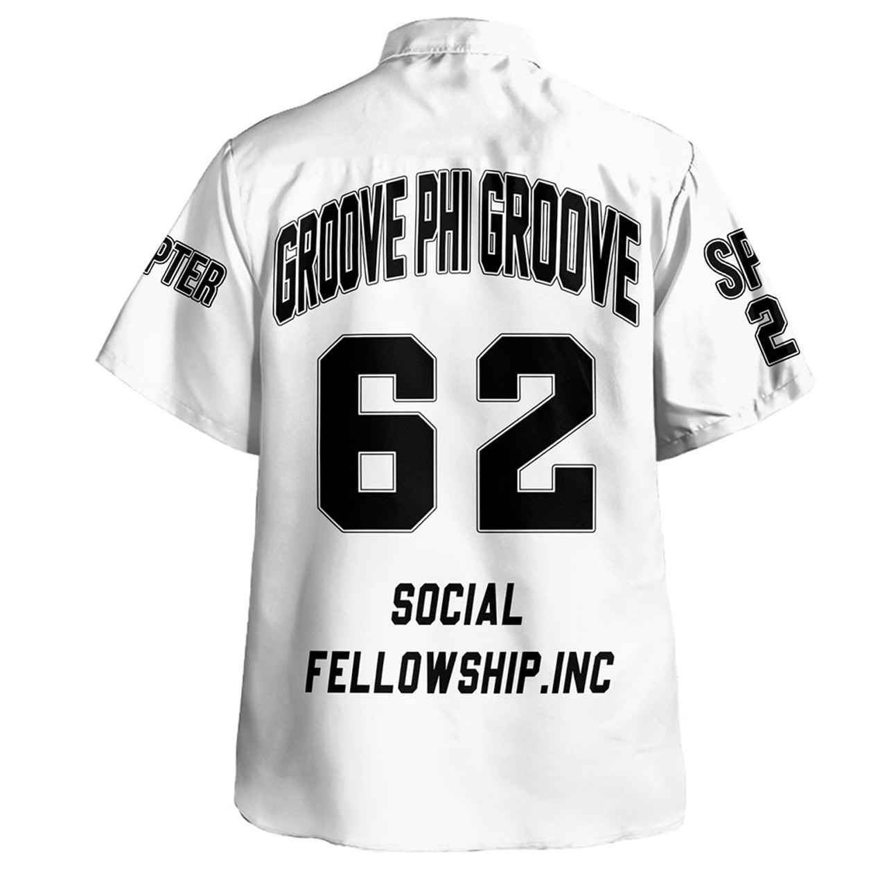 Groove Phi Groove Hawaiian Shirt Custom Chapter White