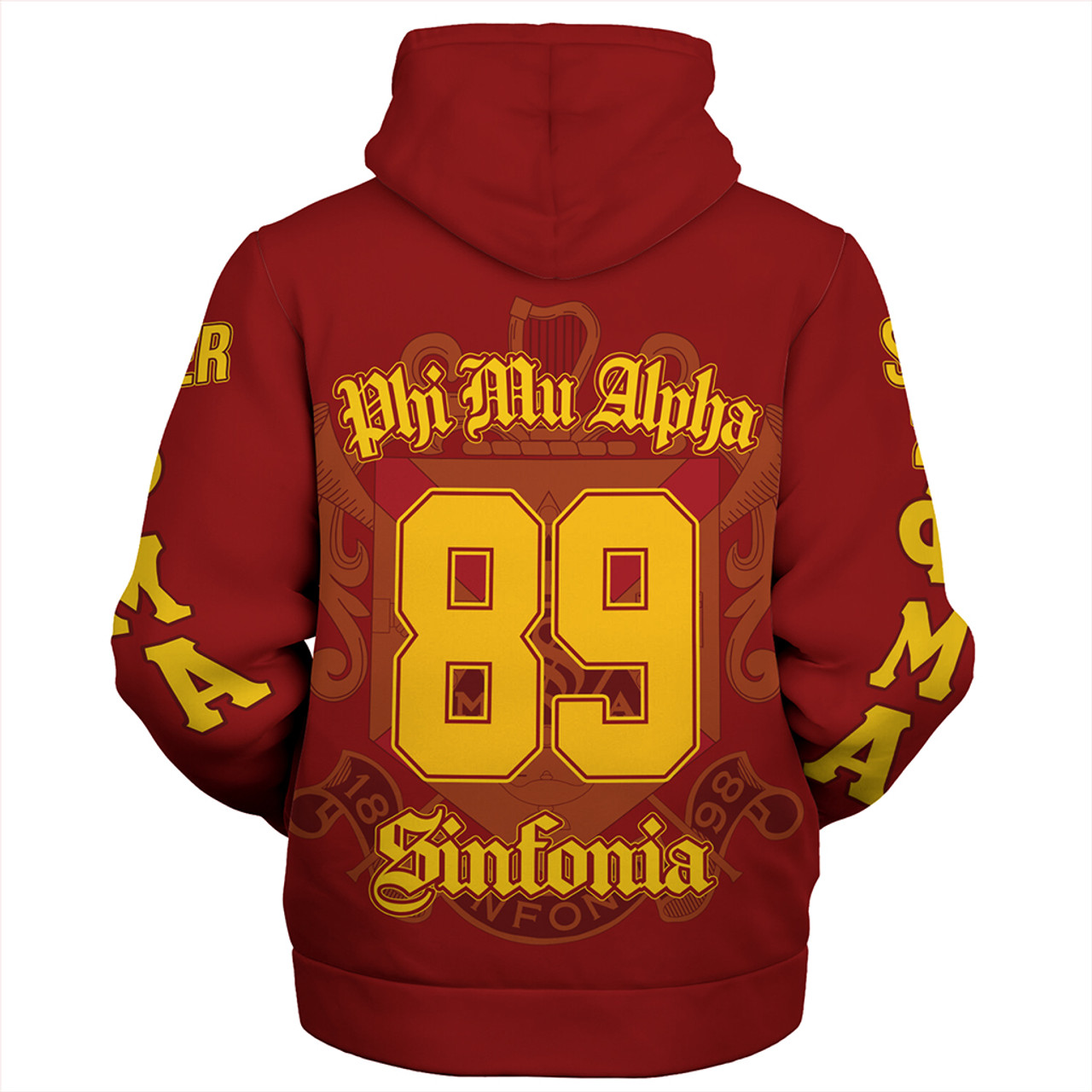 Phi Mu Alpha Sinfonia Sherpa Hoodie Sinfonia Greek Style