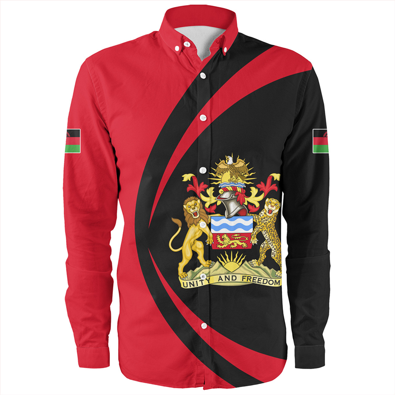 Malawi Long Sleeve Shirt Circle Style