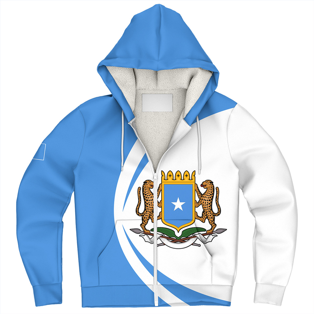 Somalia Sherpa Hoodie Circle Style