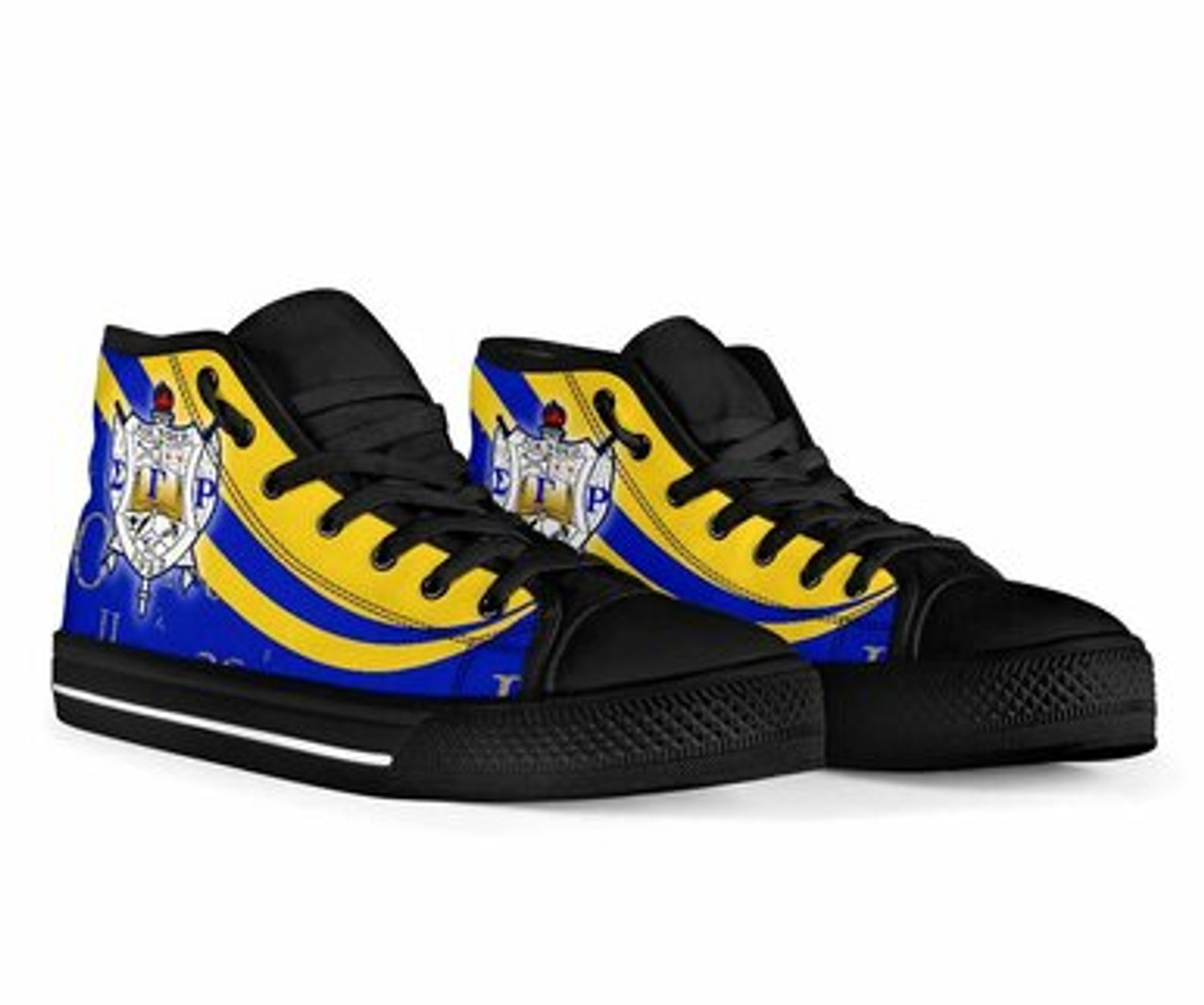 Sigma Gamma Rho High Top Shoes - Sorority Greek Alphabet Symbols High Top Shoes