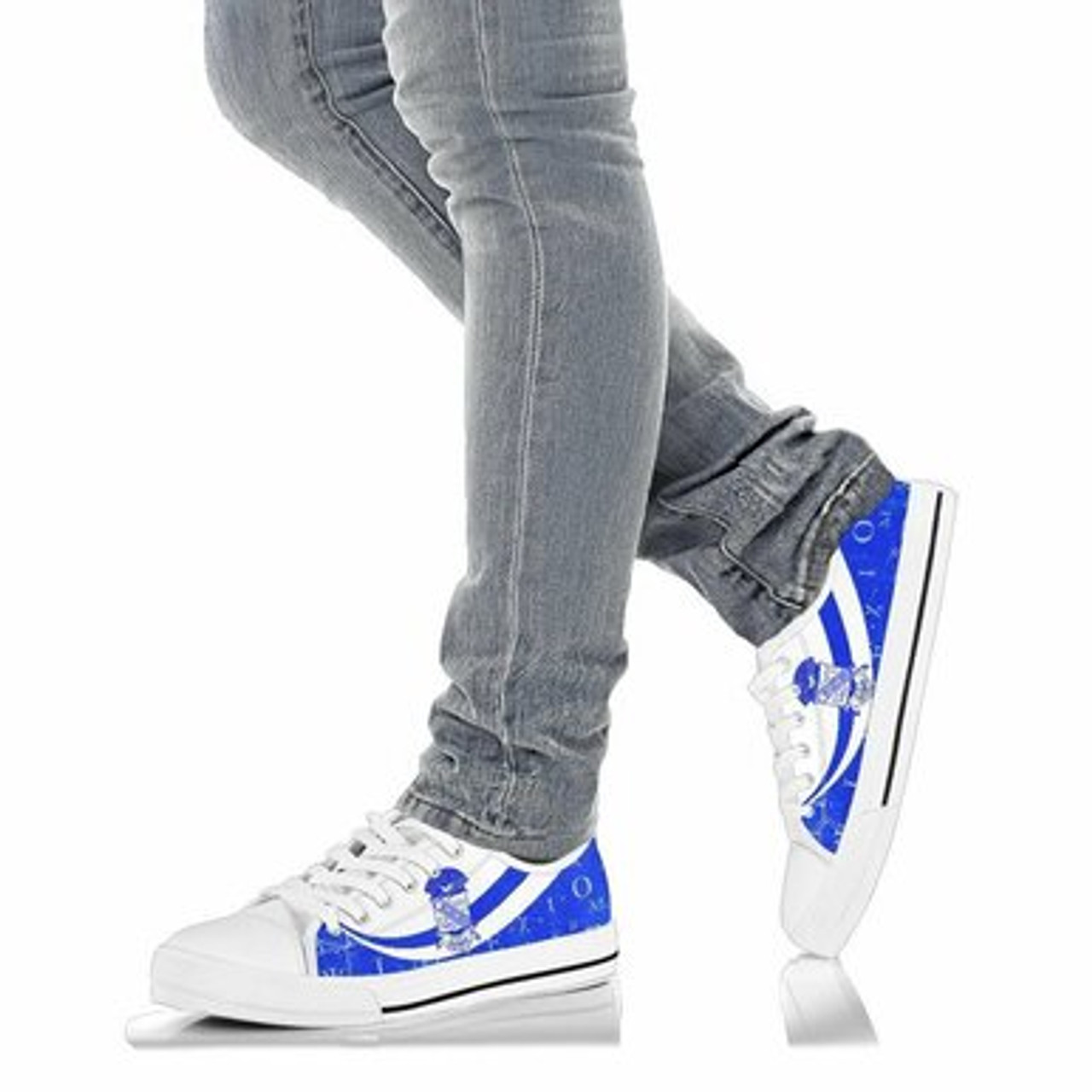 Phi Beta Sigma Low Top Shoes - Fraternity Greek Alphabet Symbols Low Top Shoes