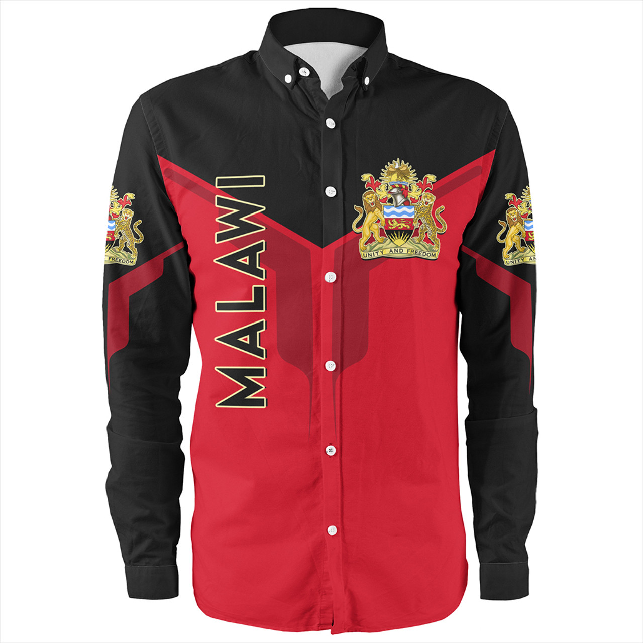 Malawi Long Sleeve Shirt Arrow Style