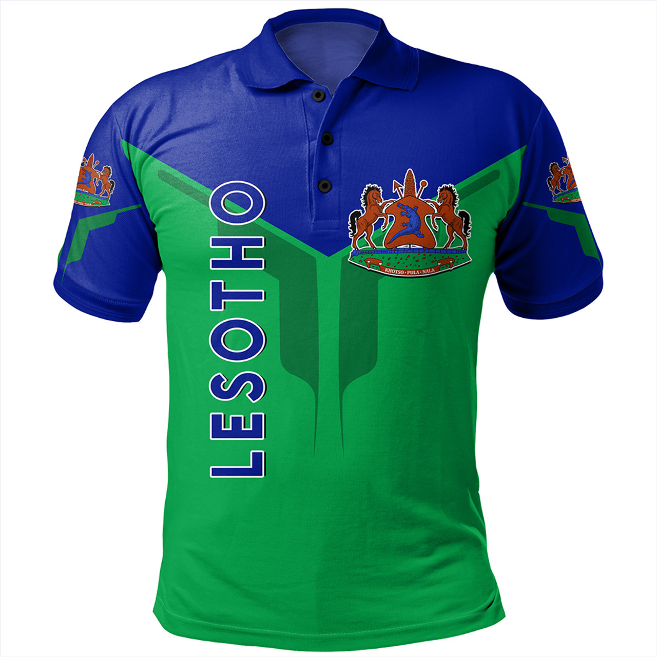 Lesotho Polo Shirt Arrow Style