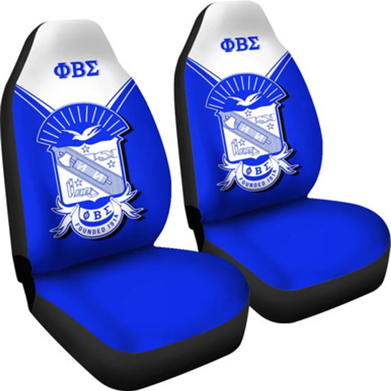 Phi Beta Sigma Car Seat Cover - Fraternity Pride Version Car Seat Cover