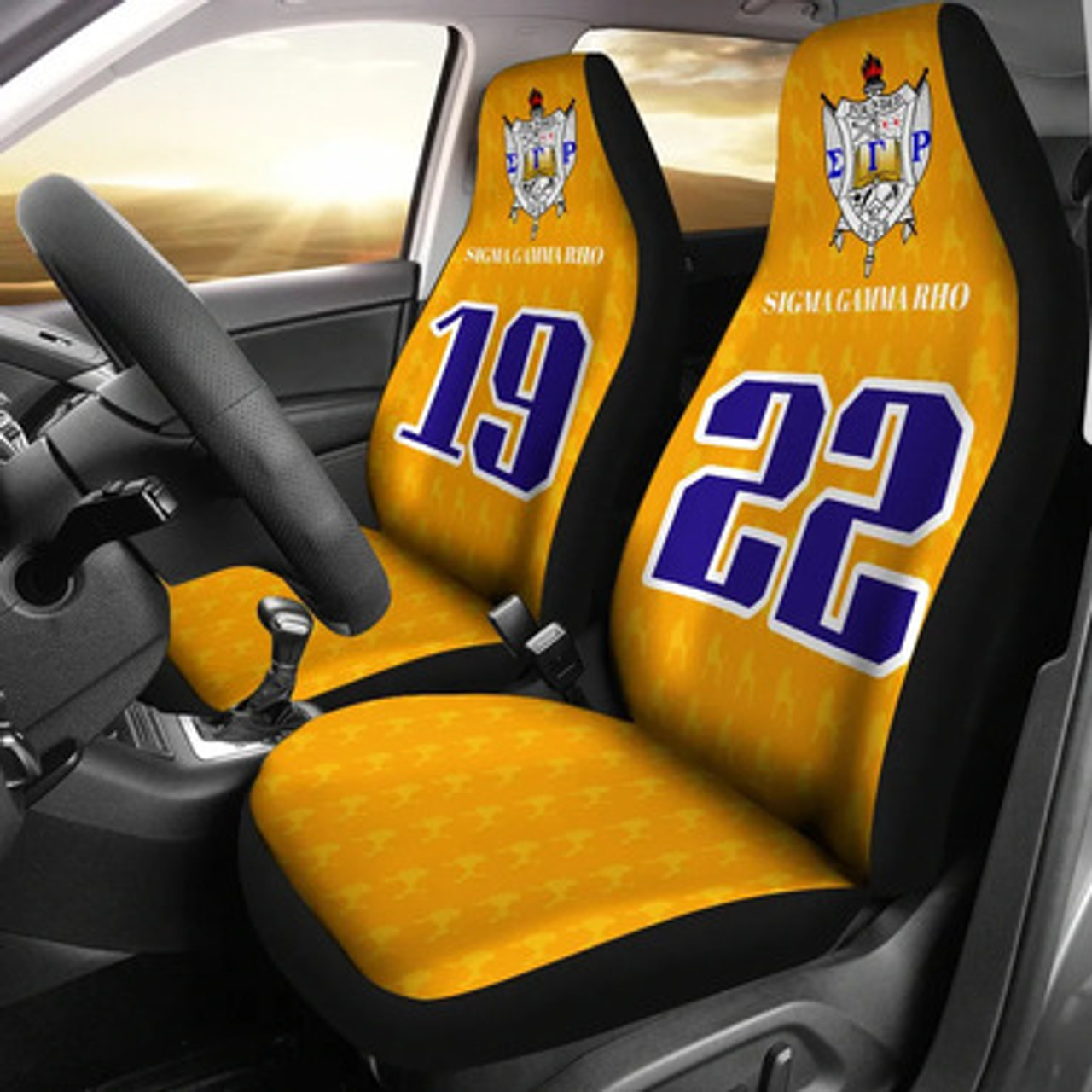 Sigma Gamma Rho Car Seat Cover - Sorority  Car Seat Cover