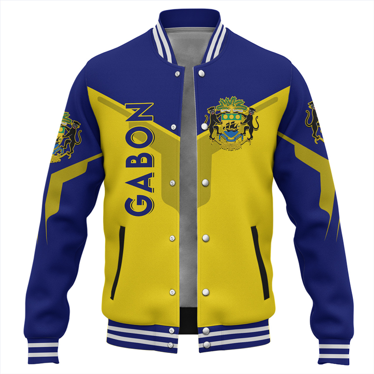 Gabon Baseball Jacket Arrow Style