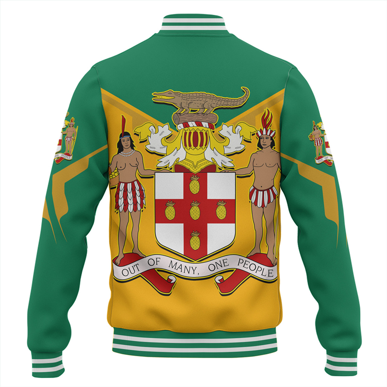 Jamaica Baseball Jacket Arrow Style