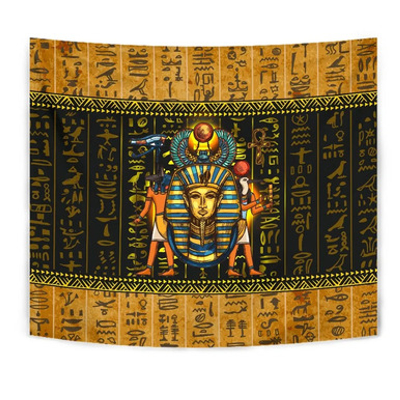 Egyptian Tapestry - African Patterns Mysteries Of Ancient Egypt Tapestry