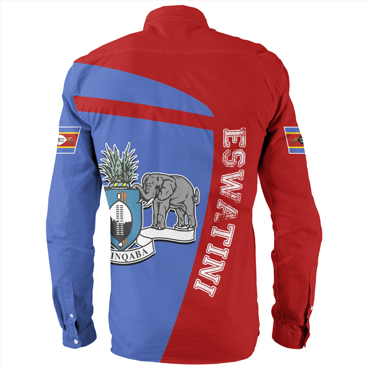 Eswatini Long Sleeve Shirt Half Concept