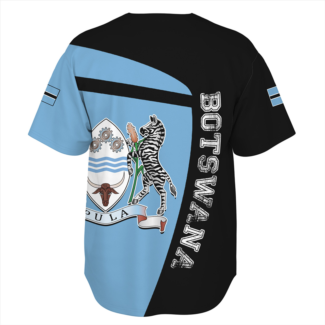 Botswana Baseball Shirt Half Concept