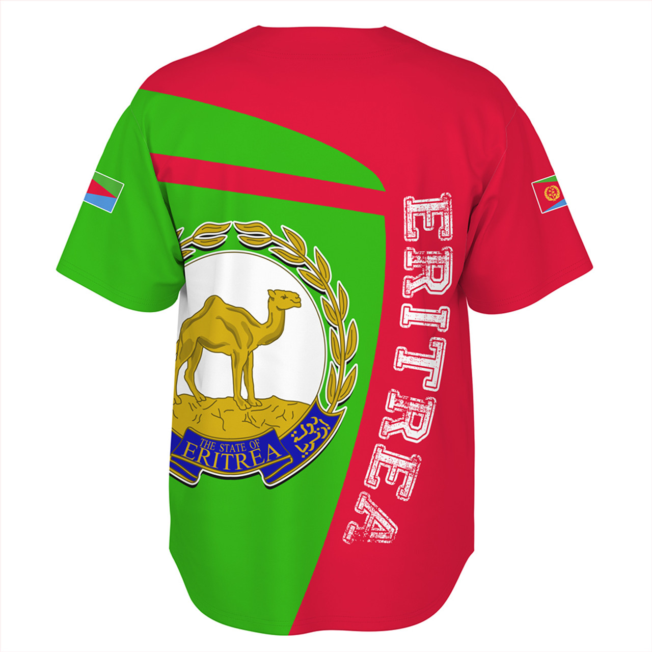 Eritrea Baseball Shirt Half Concept