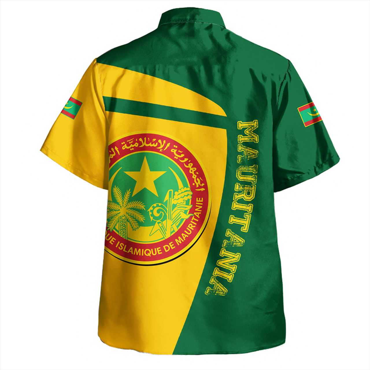 Mauritania Hawaiian Shirt Half Concept