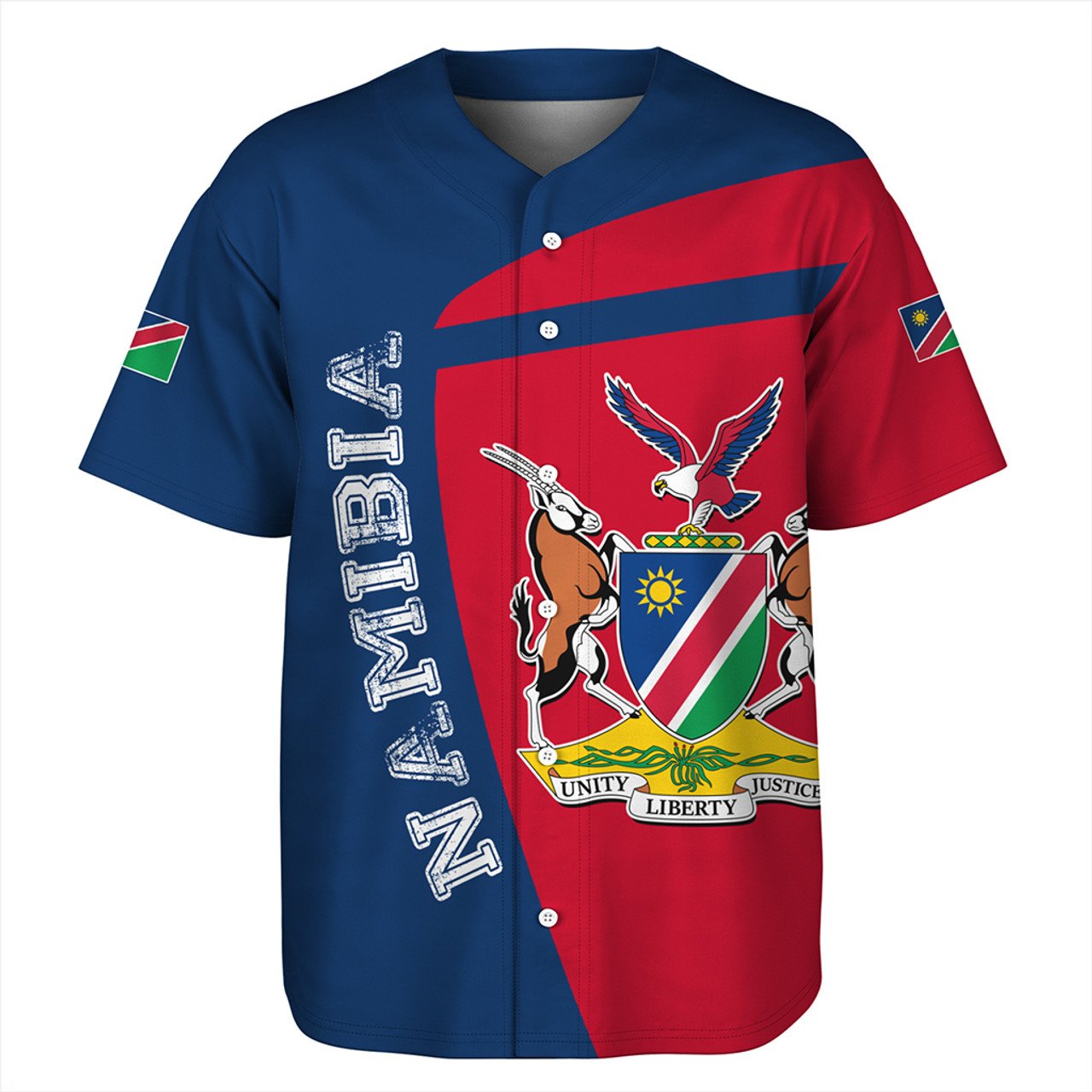 Namibia Baseball Shirt Half Concept