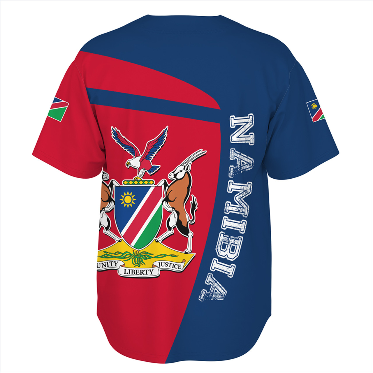 Namibia Baseball Shirt Half Concept