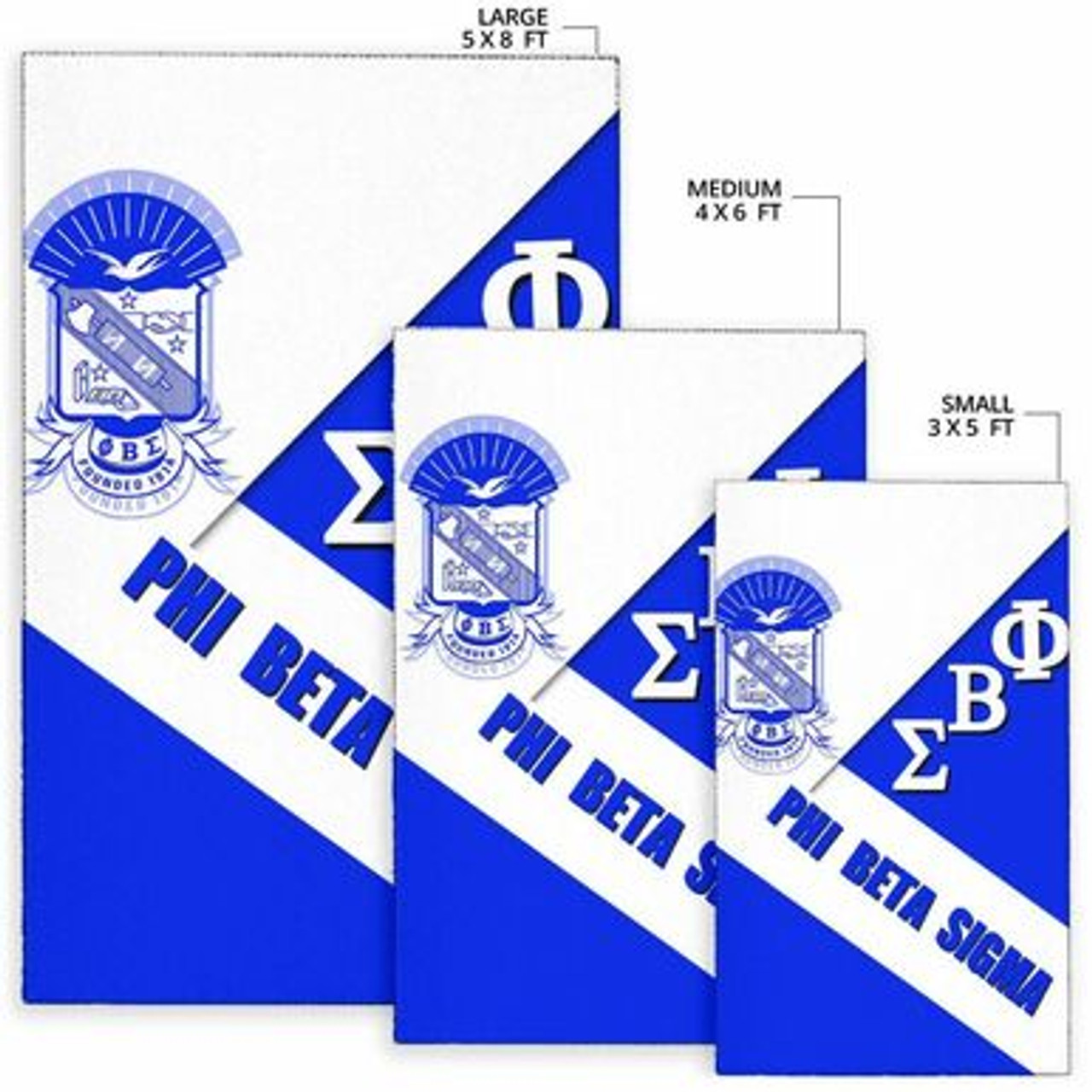 Phi Beta Sigma Area Rug - Fraternity In Me Area Rug