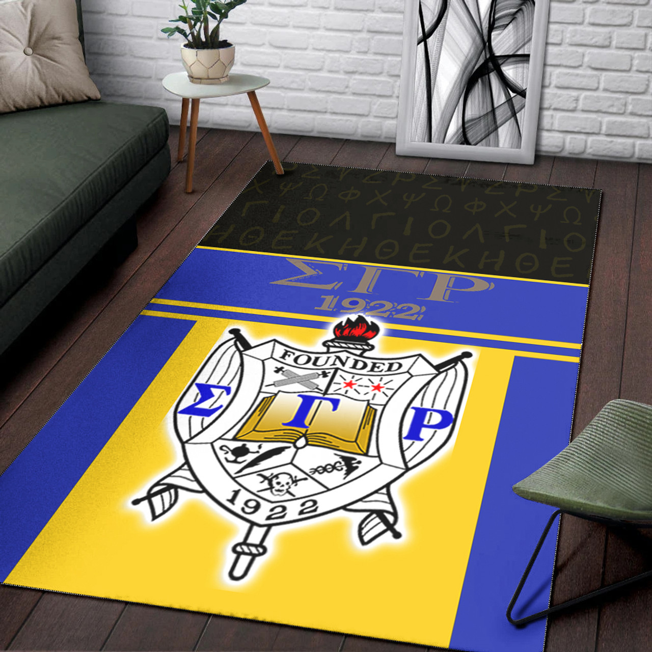 Sigma Gamma Rho Area Rug - Sorority Heritage Area Rug