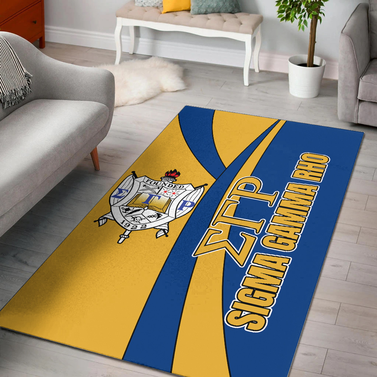 Sigma Gamma Rho Area Rug - Sorority Proud to Be Area Rug