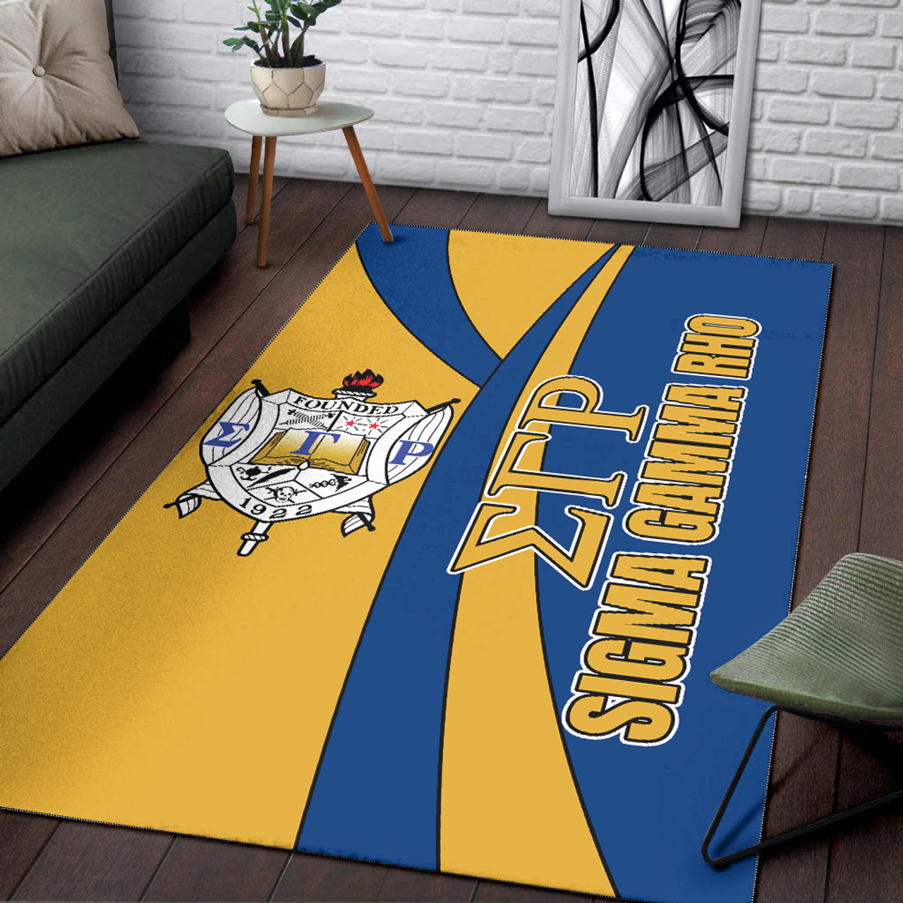 Sigma Gamma Rho Area Rug - Sorority Proud to Be Area Rug