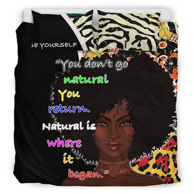 African Bedding Set African Patterns A Natural Women Bedding Set