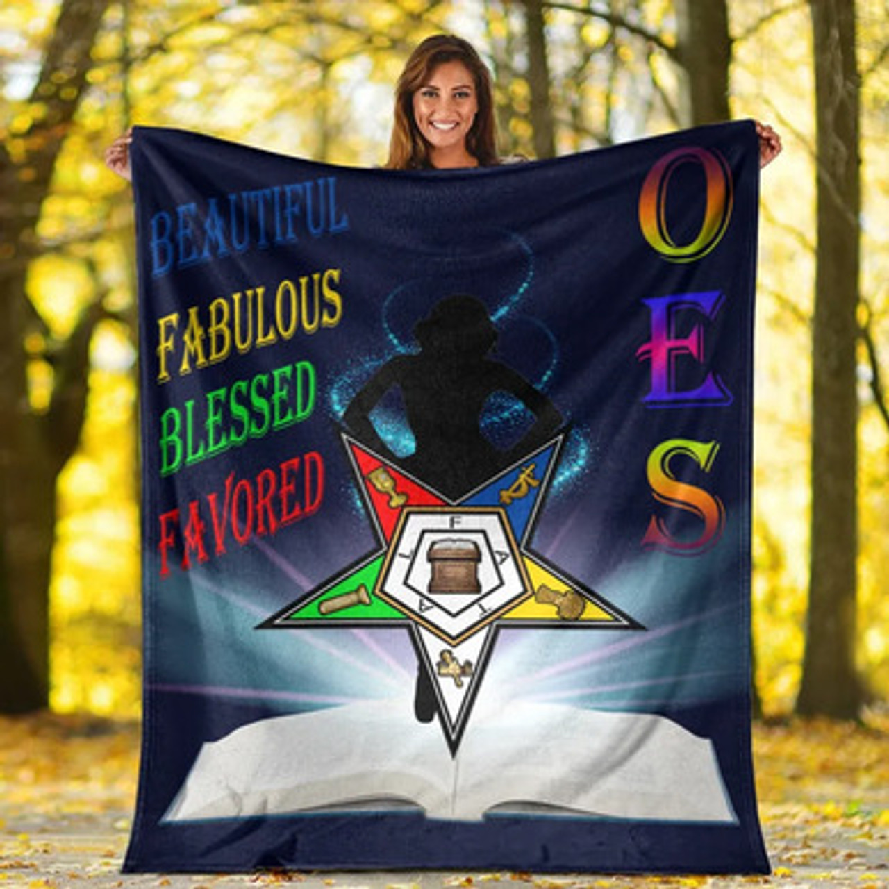 OES Blanket - African Patterns OES Logo Blanket