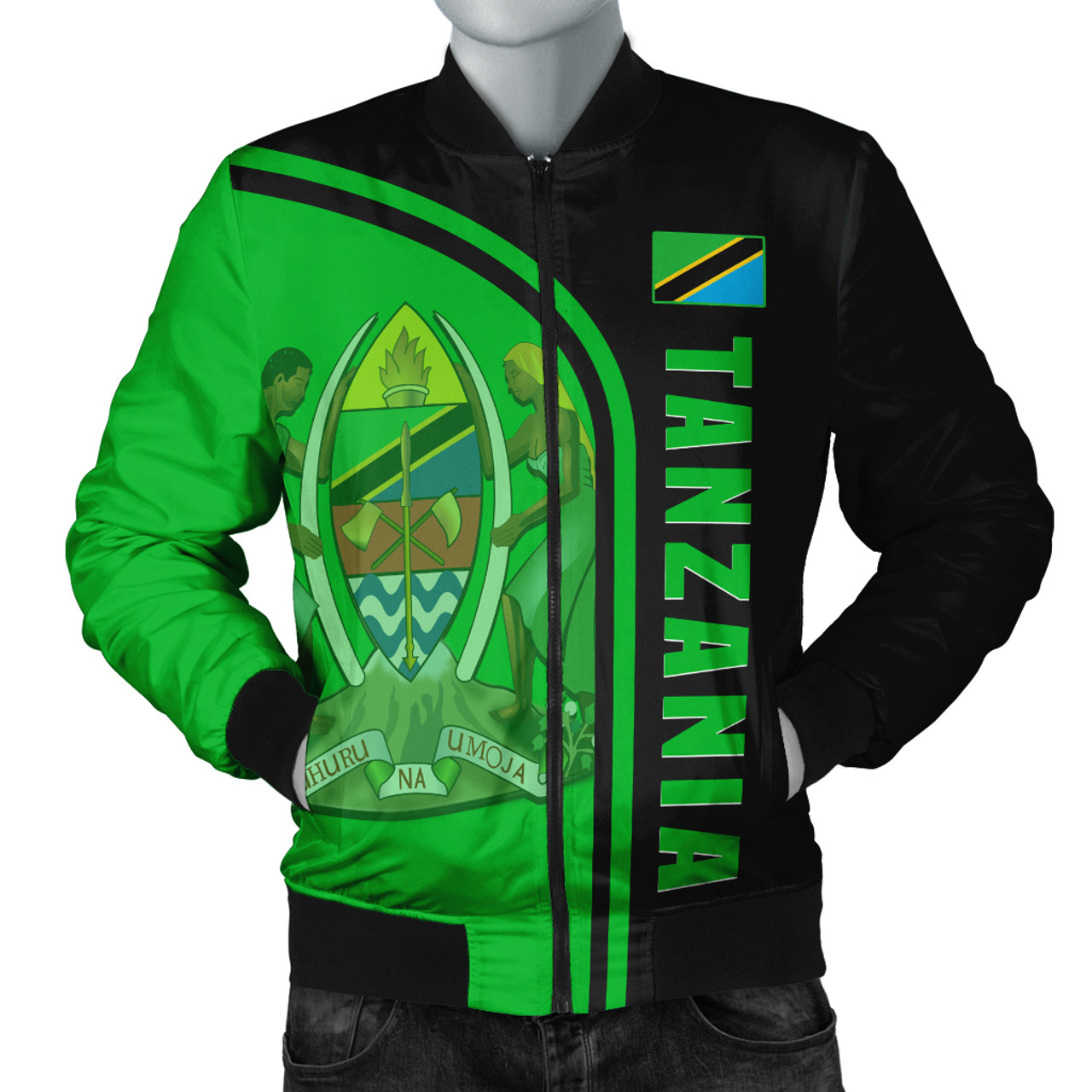 Tanzania Bomber Jacket Custom In My Heart