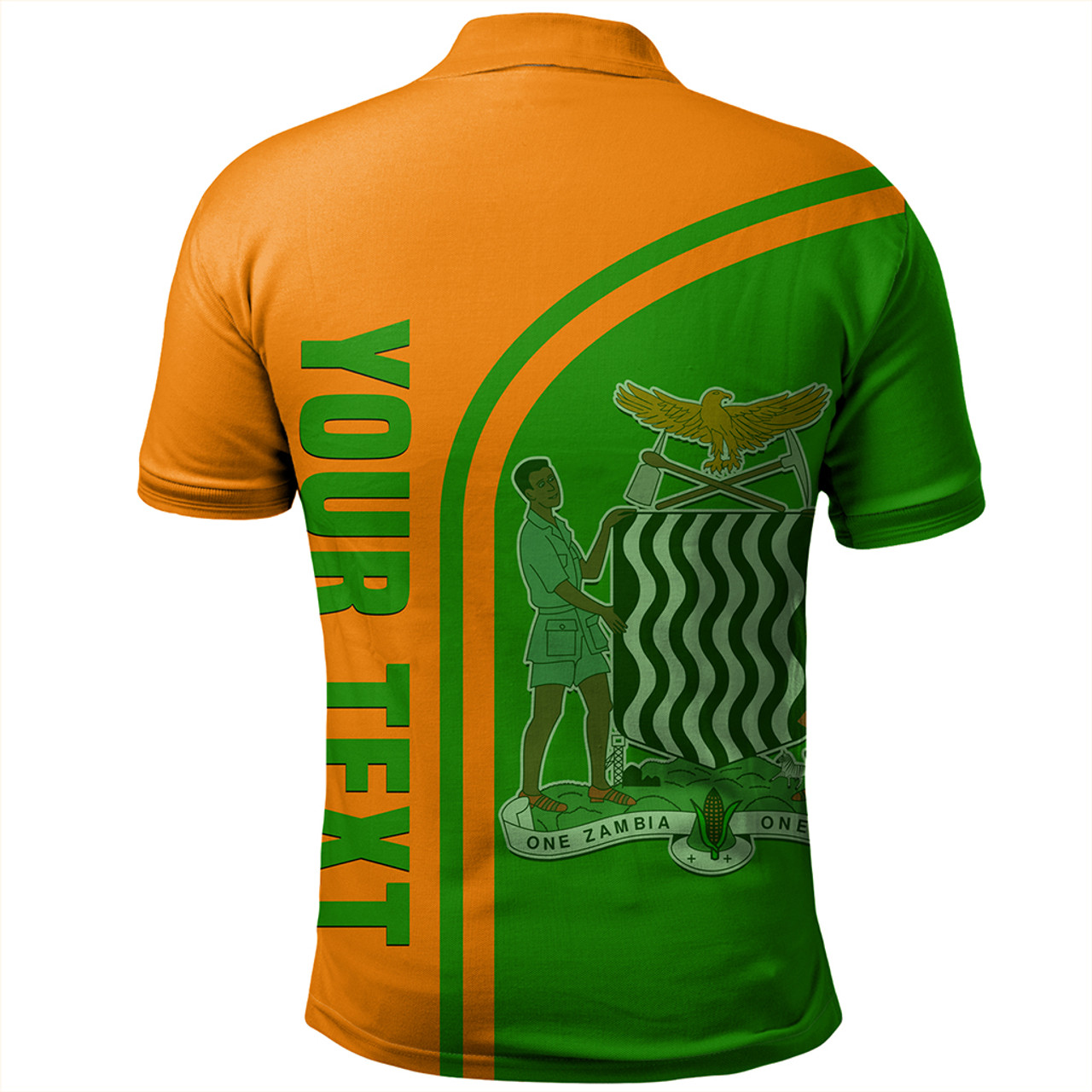 Zambia Polo Shirt Custom In My Heart