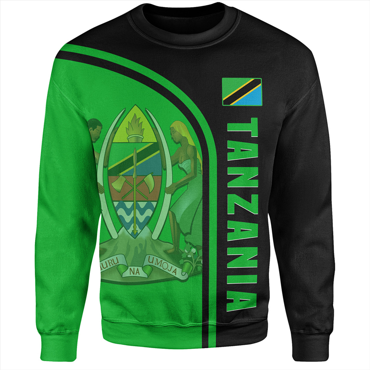 Tanzania Sweatshirt Custom In My Heart