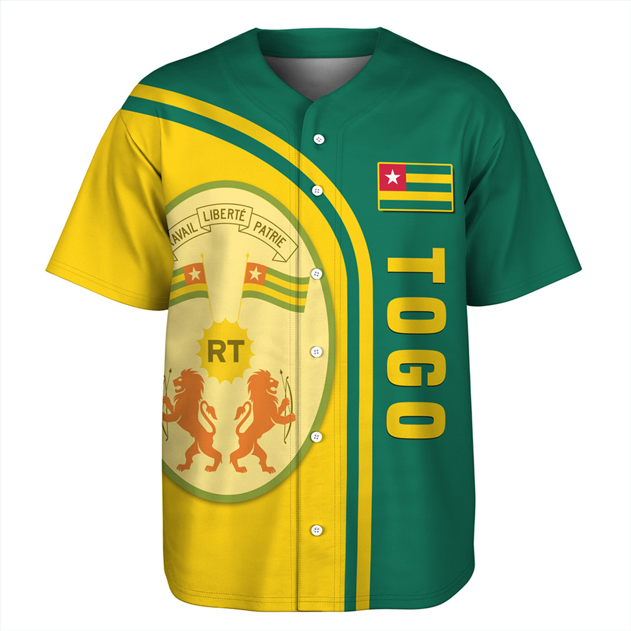 Togo Baseball Shirt Custom In My Heart