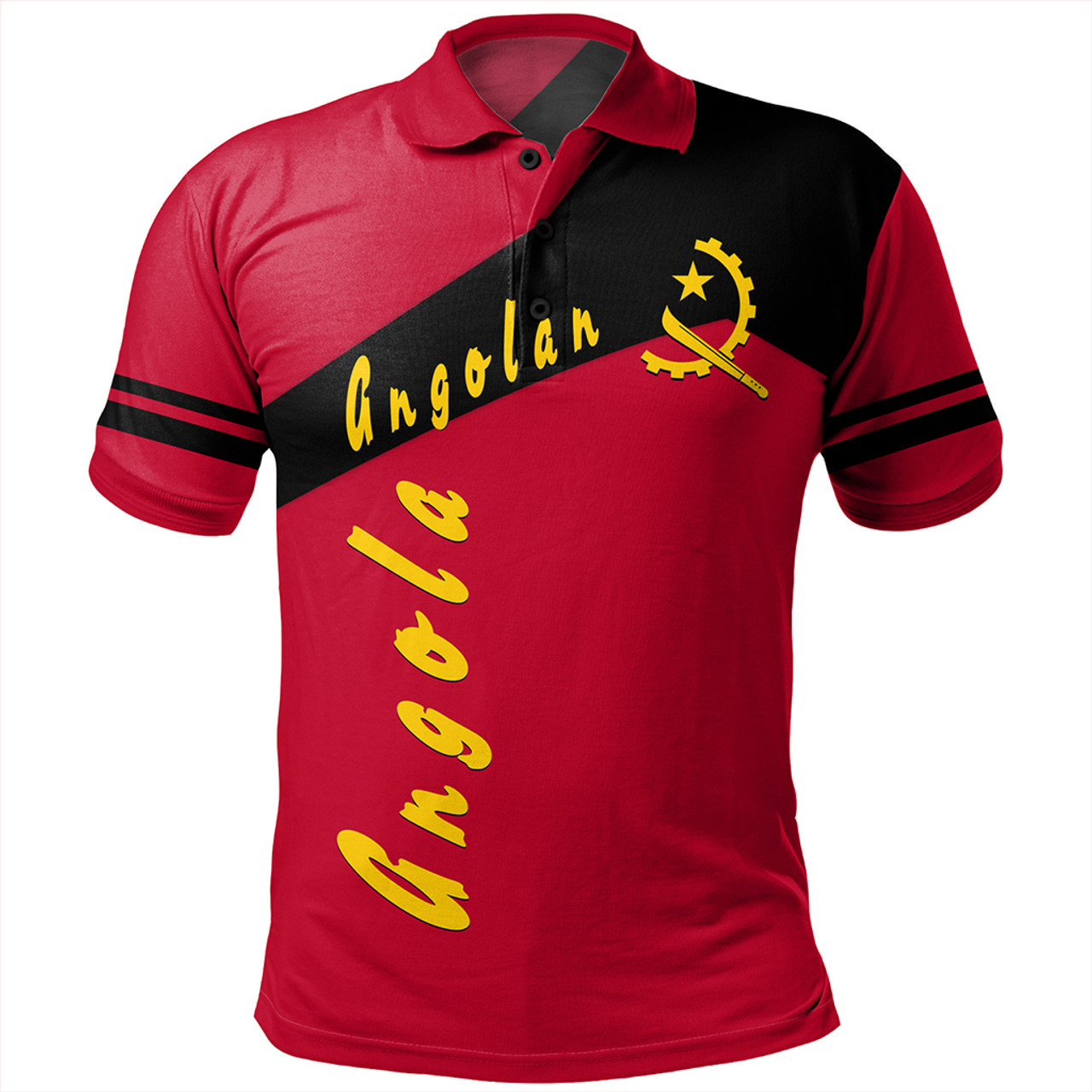 Angola Polo Shirt Sport Style