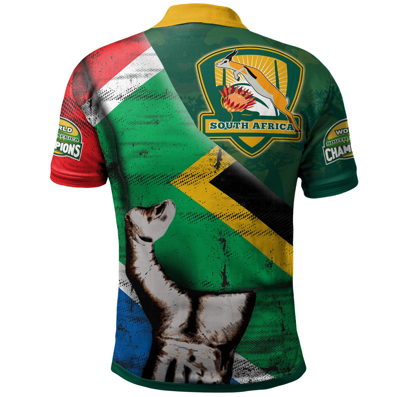 South Africa Springbok Rugby Bloods In My Veins Patronage Polo Shirt