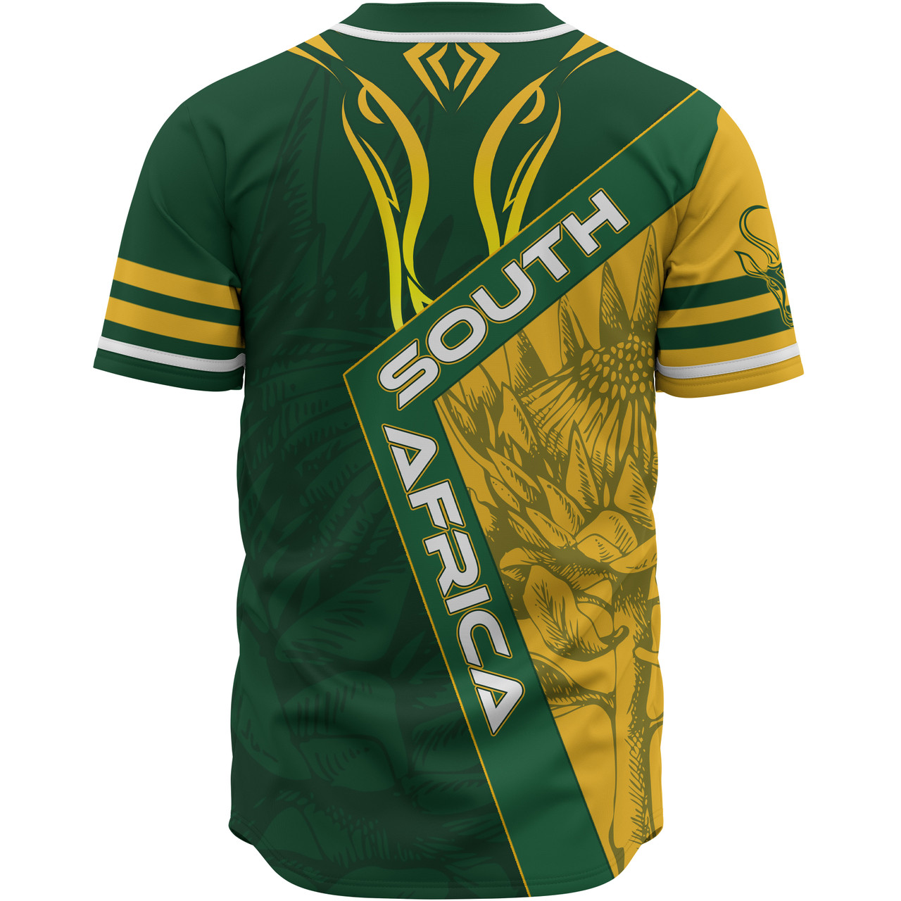 South Africa Rugby Springboks Baseball Shirt