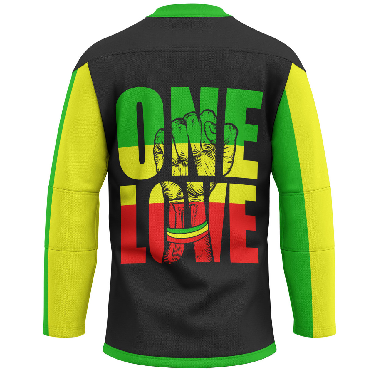 African Hockey Jersey – Africa One Love African Flag Hockey Jersey 1