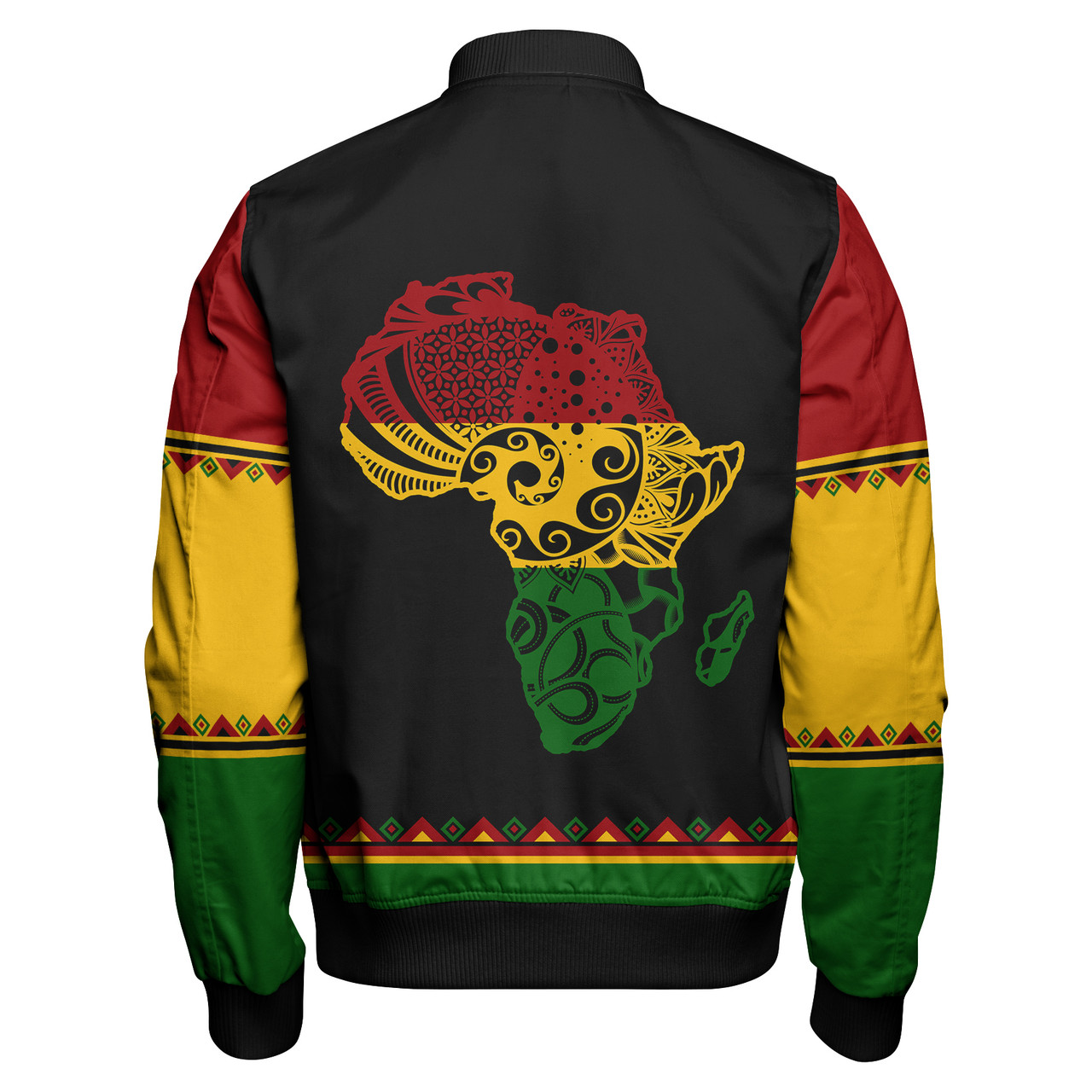 Black History Bomber Jacket - Custom Reggae African Patterns Bomber Jacket