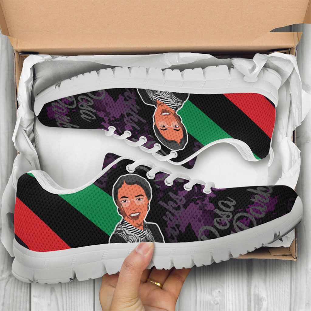 Black History Month Sneakers - Rosa Parks Civil Rights Leader With Pan ...