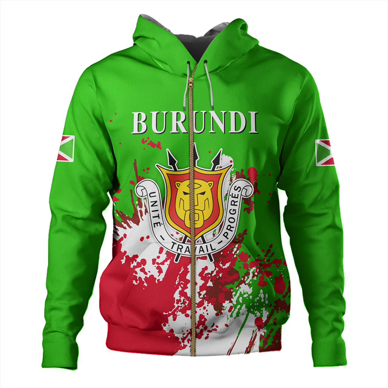 Burundi Hoodie Spanit Style