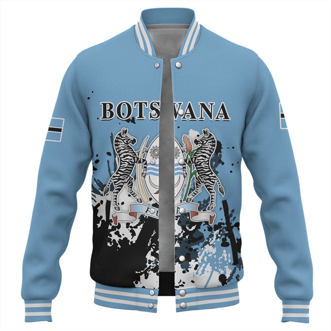 Botswana Baseball Jacket Spanit Style