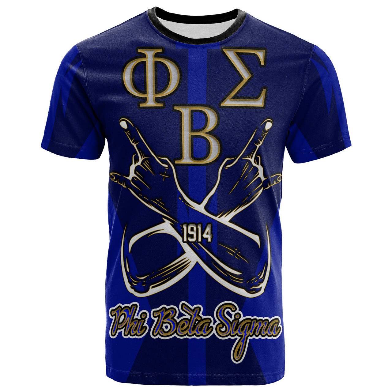 Phi Beta Sigma T- Shirt - Fraternity Hand Phi Beta Sigma T- Shirt