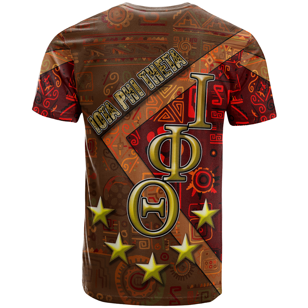 Iota Phi Theta T- Shirt - Iota Phi Theta Fraternity With Stars T- Shirt