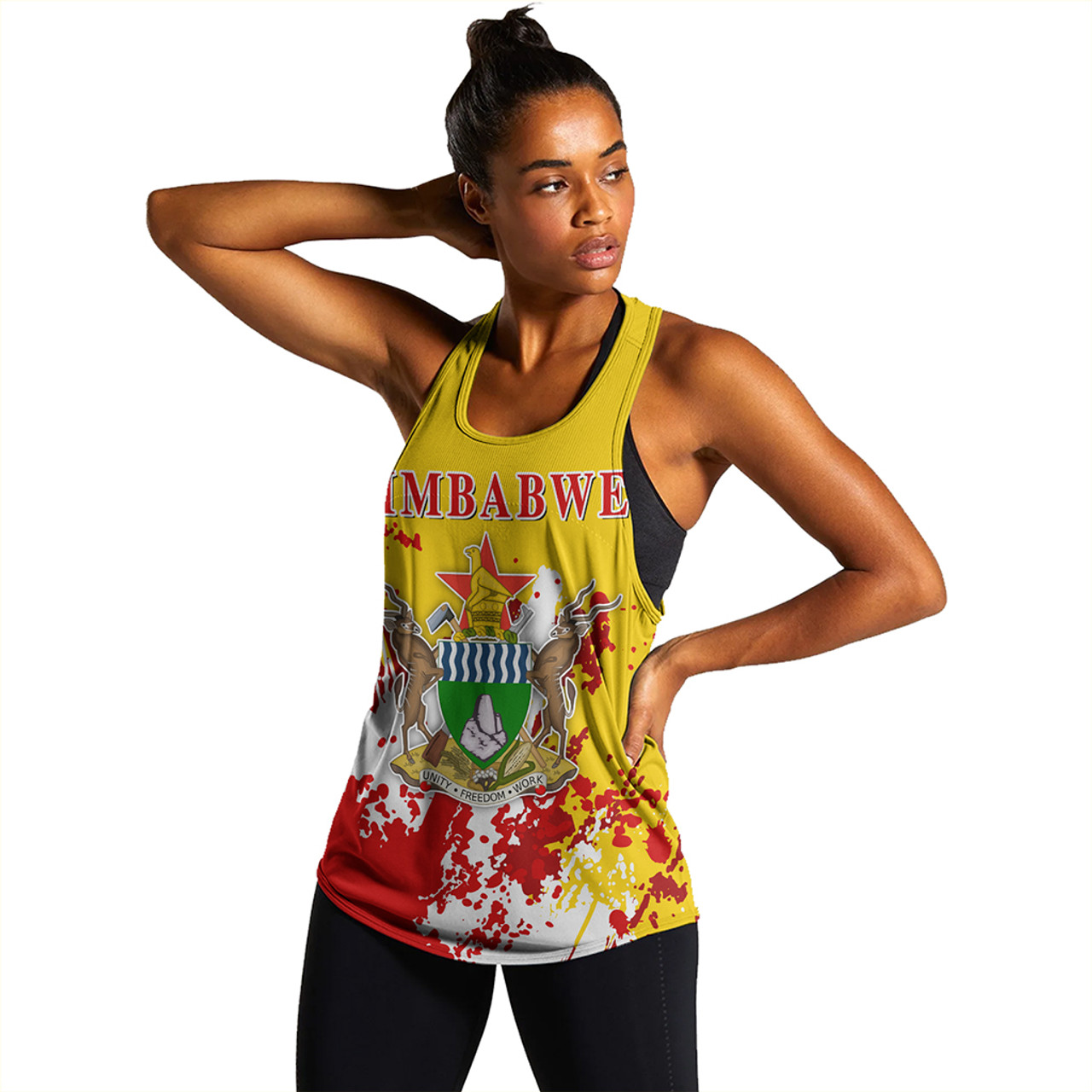 Zimbabwe Women Tank Spanit Style