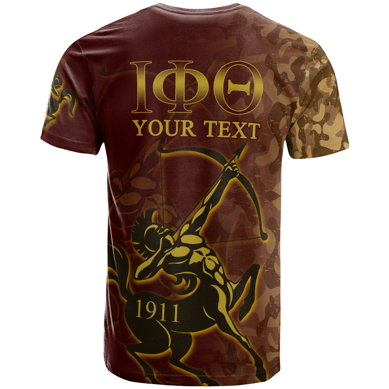 Iota Phi Theta T-Shirt - Custom Fraternity Hand Gesture Camouflage Patterns T-Shirt