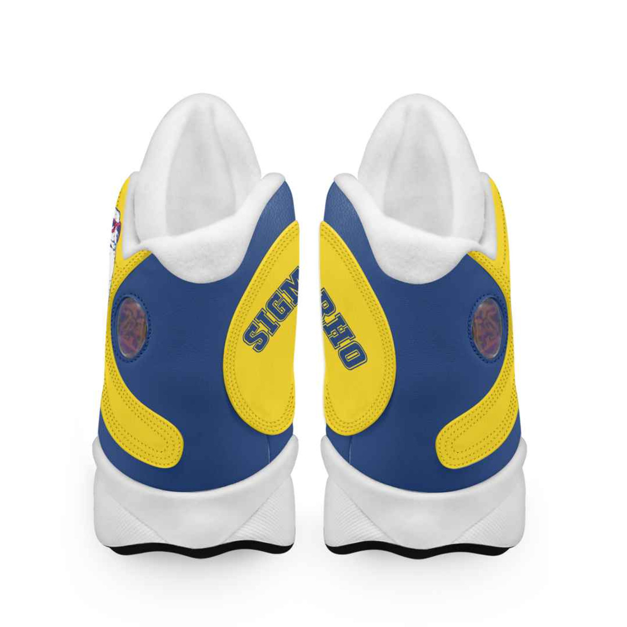 Sigma Gamma Rho High Top Basketball Shoes J 13 - Sorority Poodle With Hand Gesture High Top Sneakers J 13