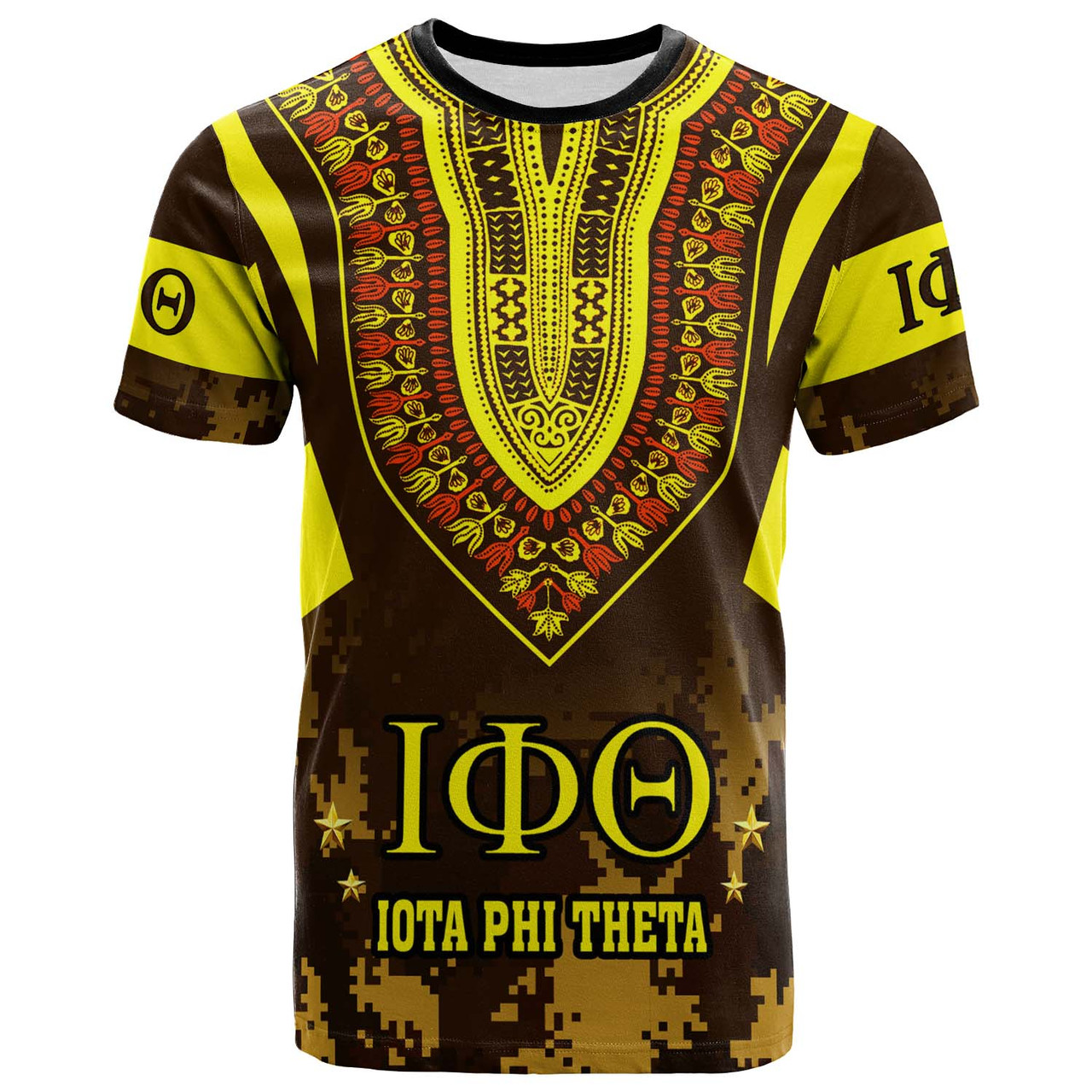 Iota Phi Theta T-shirt - Custom Iota Phi Theta Fraternity Dashiki Culture Camouflage Patterns T-shirt