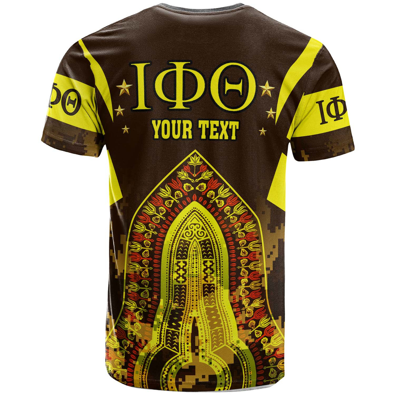 Iota Phi Theta T-shirt - Custom Iota Phi Theta Fraternity Dashiki Culture Camouflage Patterns T-shirt