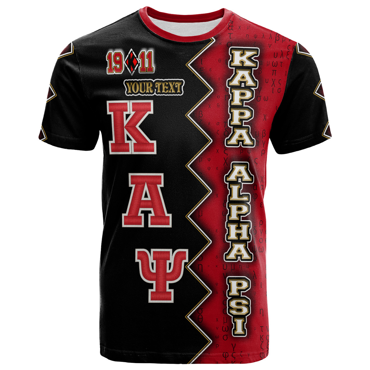 Kappa Alpha Psi T- Shirt - Kappa Alpha Psi ΚΑΨ Diamond T- Shirt